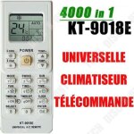 T�l�commande universelle - td� - kt - 9018e - 4000 codes - compatible climatiseur - blanc