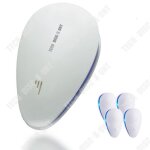 Td 4pcs rpulsif ultrasonique blanc lectronique pour souris pige contre les cafards appareil anti ...