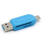 Td� adaptateur cl� usb 2 en 1 micro usb otg / lecteur de carte m�moire sd micro sd / carte de donn�es ...