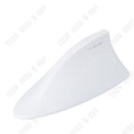 Antenne dcorative - td - aileron de requin - abs - blanc - rception sans fil
