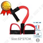 Appareil de musculation - td - rouge - rsistance lastique - fitness - mixte