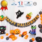Ballon de dcoration - td - halloween - aluminium - rose - fte enfantine