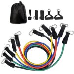�lastique de r�sistance - td� - bande de r�sistance - kit complet - 2 poign�es - 2 courroies de jambes ...