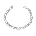 Bracelet gourmette - td® - argent 925 - 20cm - 8mm - design élégant Bracelet gourmette - td® - argent 925 - 20cm - 8mm - design élégant