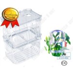 Bote dclosion aquarium - td - reproducteur guppy - verre - 10x7x13 cm - moins de 20l