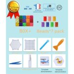 Td bote de perles  coller activit couture montessori bijou bracelet enfant collier corde main bricolage ...