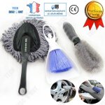 Td brosse  jante de nettoyage de voitures de vlo  laver de haute qualit souple enlever la poussire ...