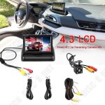 Td� cam�ra de recul de voiture 170 � hd + 43 pouces vue arri�re moniteur lcd vision nocturne - radar ...