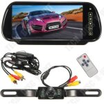 Td� cam�ra de recul voiture universel infra rouge - cam�ra recul �cran tactile sans fil 7 lcd r�troviseur ...