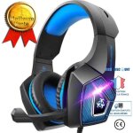 Casque de jeu - td® - ps4 - microphone antibruit - son surround - led Casque de jeu - td® - ps4 - microphone antibruit - son surround - led