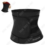 Ceinture de sport - td - rglable - lastique - taille xl - noir