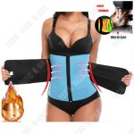 Ceinture de sudation - non sp�cifi� - ajustable - n�opr�ne noir - unisexe - fermeture zip