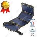 Td chargeur solaire chargeur 8w 5v usb tlphone portable extrieur portable 20w ouverture rapide rception ...