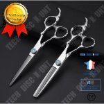 Ciseaux de coiffure - professionnels - 6 pouces - 6cr - tous types de cheveux - mixte