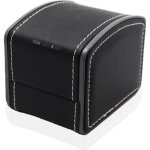 Montre - td - coffret bijoux homme - cuir - marron - quartz - analogique