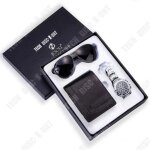 Coffret cadeau homme - td® - montre portefeuille ceinture - cuir - chic - créatif Coffret cadeau homme - td® - montre portefeuille ceinture - cuir - chic - créatif