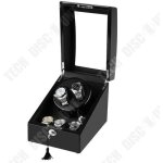 Coffret montre automatique - td® - remontoir de luxe - noir - 20x18x18 cm - ergonomique Coffret montre automatique - td® - remontoir de luxe - noir - 20x18x18 cm - ergonomique