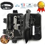 Kit de survie - lunavo - multifonctionnel - 170x105x50mm - 487g - idéal camping Kit de survie - lunavo - multifonctionnel - 170x105x50mm - 487g - idéal camping