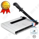 Massicot guillotine - td - a4 professionnel - acier - 47 cm - accessoire bureau