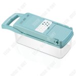 Coupe - l�gumes multifonctionnel - td� - broyeur et r�pe - acier inoxydable - plastique abs - 796g
