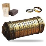 Mini cryptex - td® - da vinci code - bronze - cadeau original - décoration romantique Mini cryptex - td® - da vinci code - bronze - cadeau original - décoration romantique