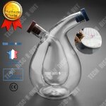 Distributeur dhuile et de vinaigre - inox - grande capacit 360ml - design lgant - bocal scell