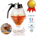 Distributeur de miel anti goutte liquide sirop drable cuisine accessoire cuisine bocaux de conservation ...