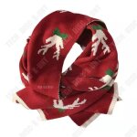 charpe - td - charpe de nol - motif dlan - laine tricote - 35x170 cm