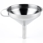Entonnoir - td - entonnoir inox avec poignee 10 cm - acier inoxydable - 10 cm - ustensile de cuisine ...
