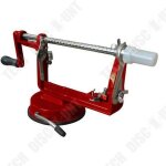 pluche pommes - td - rouge - acier inoxydable - multi - fonctions - pratique et rapide