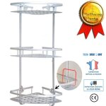 Td tagre de salle de bain trois tages suspendue ventouses douche alliage d?aluminium anti rouille ...