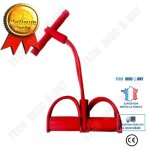 lastique de rsistance - td - extenseur musculation - rouge - 50x26cm - lger et portable