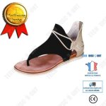 Sandales plates td pour femme semelle paisse onfortable et durable classiques souples sandales confortable ...