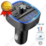 Td fm transmetteur mains libres sans fil bluetooth led voiture - chargeur allume - cigare de voiture ...