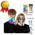 Td foulards dt pour hommes et femmes masque de carnaval foulard pour le cou masque de divertissement ...
