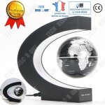 Globe terrestre lumineux - td - magntique interactif - flottant - dcoratif - pour enfants