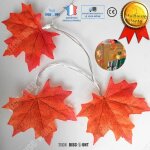 Td® guirlande lumineuse boule photo décoration extérieur intérieur piles led orange chambre feuille dérable ... Td® guirlande lumineuse boule photo décoration extérieur intérieur piles led orange chambre feuille dérable ...