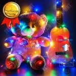 Guirlande lumineuse led - td - blue 20m - 200 ampoules - solaire - extrieur