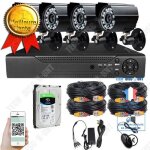 Kit camra filaire - hd - 1 to - vision nocturne - rsolution 1080p - extrieur