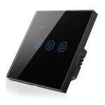 Interrupteur tactile - td® - double - verre trempé - sans fil - variateur intelligent Interrupteur tactile - td® - double - verre trempé - sans fil - variateur intelligent