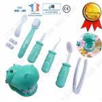 Td jouet hippopotame kit dent simulation mdical enfant education clinique dentaire mdecin intractif ...