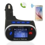 Transmetteur fm - td - kit lcd bluetooth - sans fil - usb - mains libres