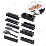 Kit doutils pour sushi - td� - 10 pi�ces - mat�riaux abs + pp - facile � utiliser - moules vari�s