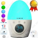 Lampe de chevet - td� - led moderne - rechargeable - fonction r�veil - pour enfant