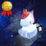 Lampe de chevet - td - licorne - led - blanche - 8. 5 x 12. 5 cm