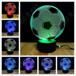 Lampe optique - td® - modèle football - 7 couleurs - tactile - faible consommation Lampe optique - td® - modèle football - 7 couleurs - tactile - faible consommation