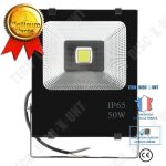 Td lampe projecteur led 50 w extrieur led spot / lumire d?inondation pour jardin cour terrasse square ...