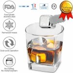 Td® lot 8 cube glaçon acier inoxydable réutilisable ice cube à glace refroidissement congélateur whisky ... Td® lot 8 cube glaçon acier inoxydable réutilisable ice cube à glace refroidissement congélateur whisky ...