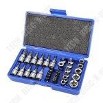 Td® lot décrous embouts coffret qualité embout pour artisanat construction 32 pièces kit débutant ou ... Td® lot décrous embouts coffret qualité embout pour artisanat construction 32 pièces kit débutant ou ...