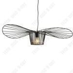 Lustre - td� - chapeau de paille - 60cm - style industriel r�tro - r�sistant � l�rosion